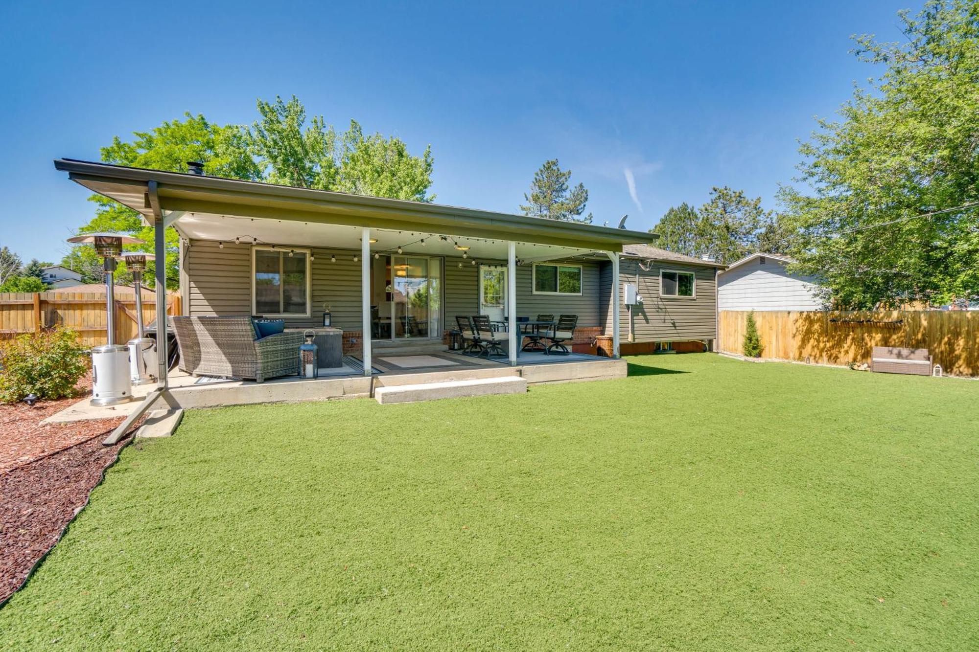 Centennial Home With Covered Patio And Fire Pit! Exterior photo